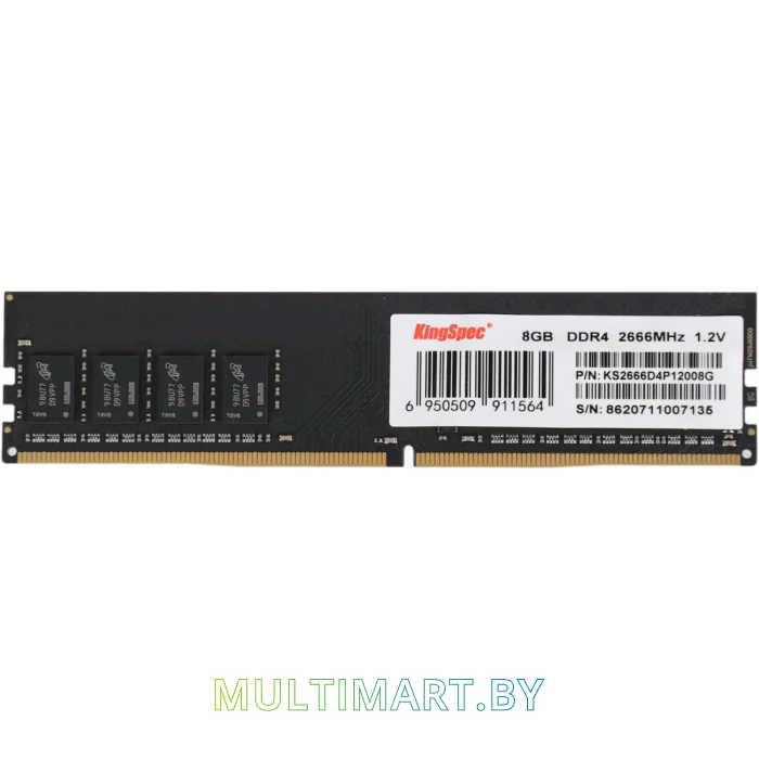 Оперативная память Kingspec 8GB DDR4 PC4-21300 (KS2666D4P12008G)